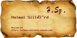 Halmai Szilárd névjegykártya